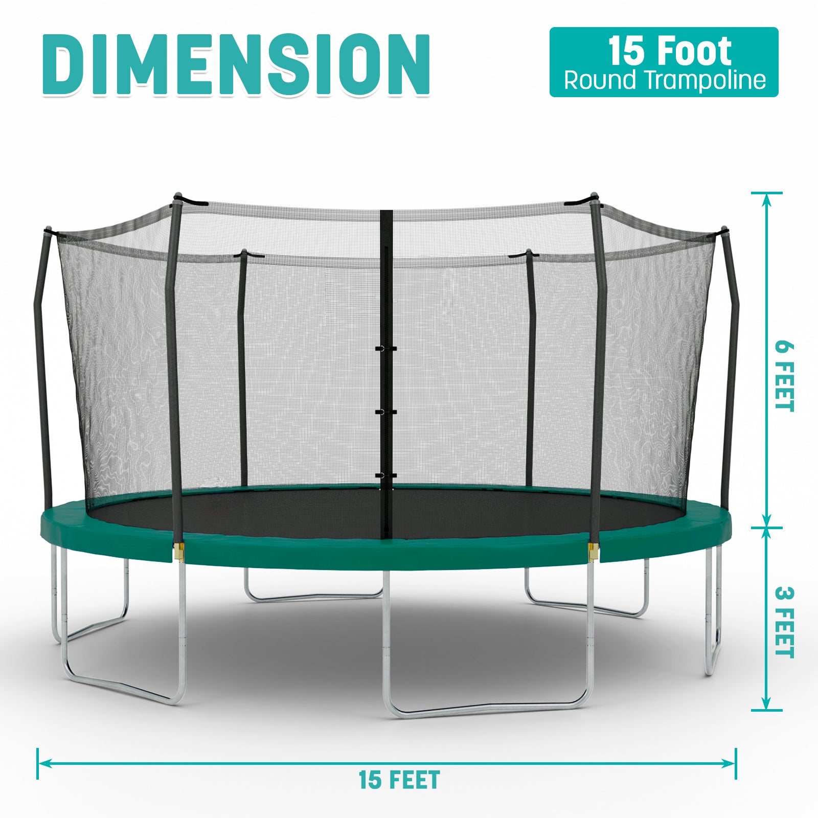 15' Round Trampoline