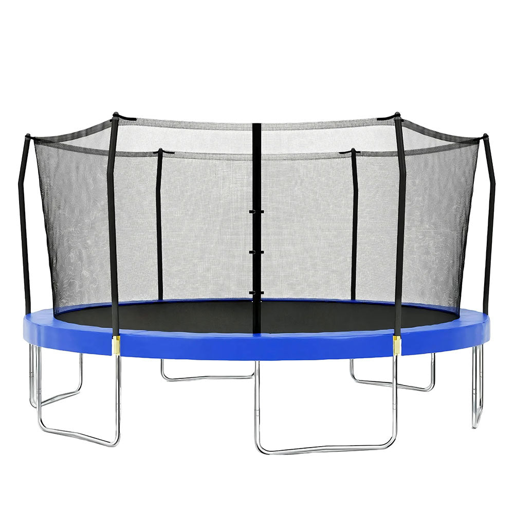 16' Round Outdoor Trampoline with Safety Enclosure - Made in USA