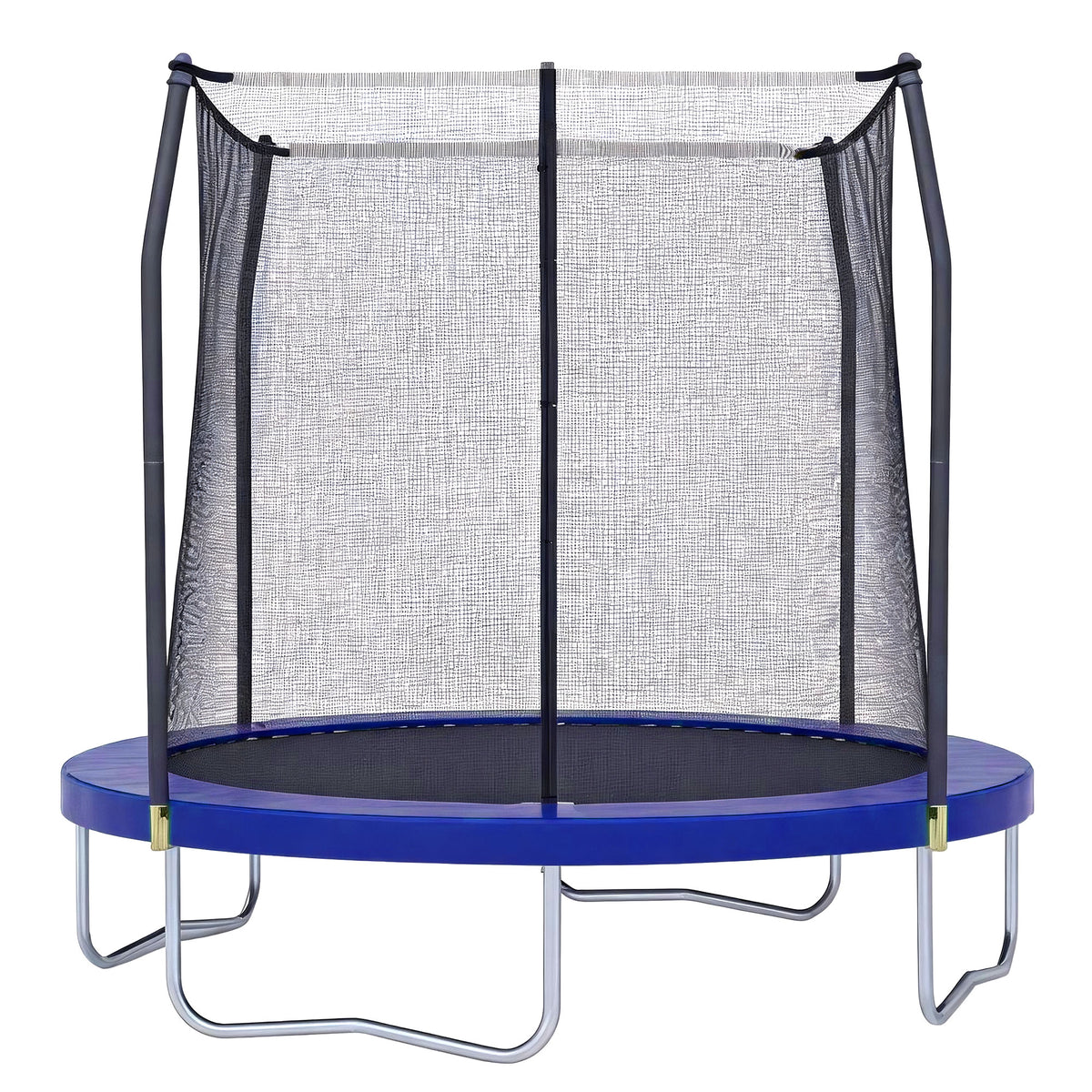 8' Round Trampoline - Blue