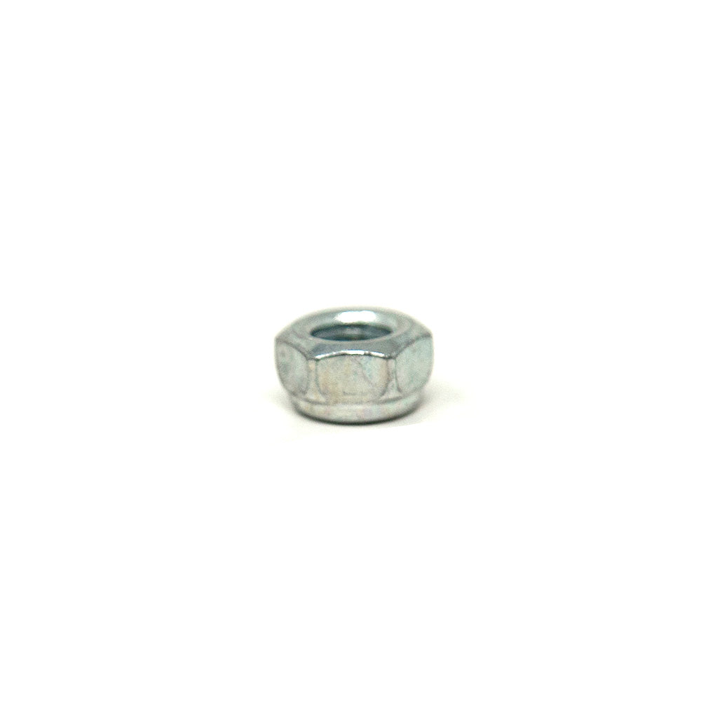 M8 lock nut lying flat.