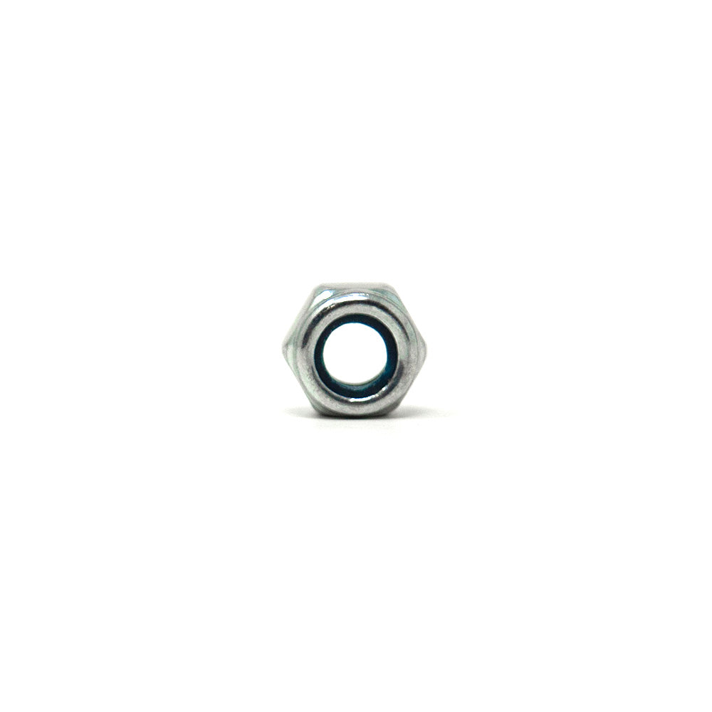 Lock nut viewed from the back.