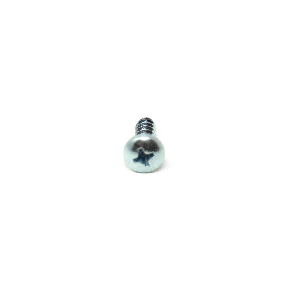 View of self-tapping screw lying on its side.