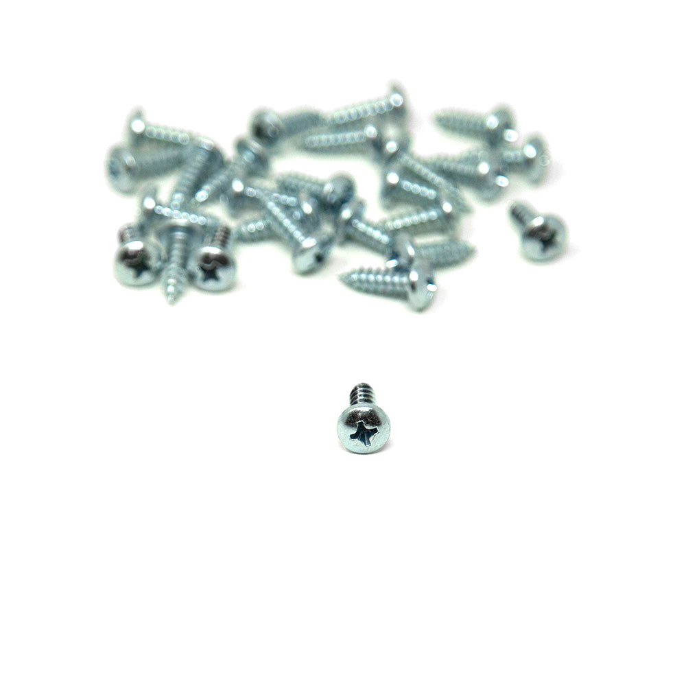 Self-tapping screws are sold in quantities of 26.