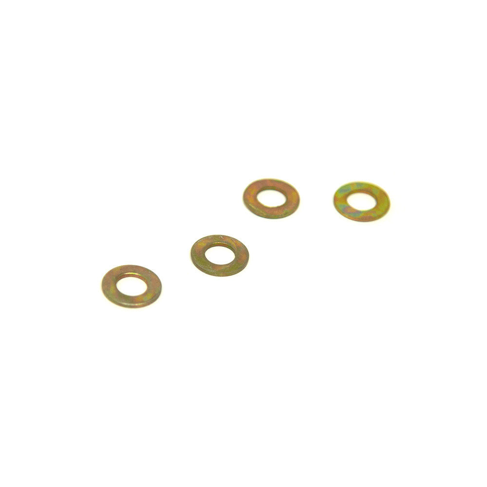 Four M6 washers.