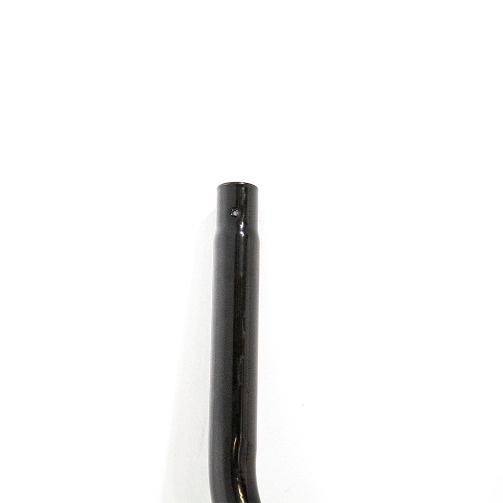 Close-up view of one end of the leg brace.