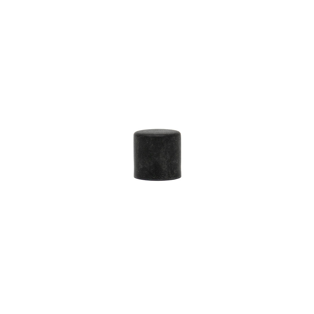 Black end cap for bolts.