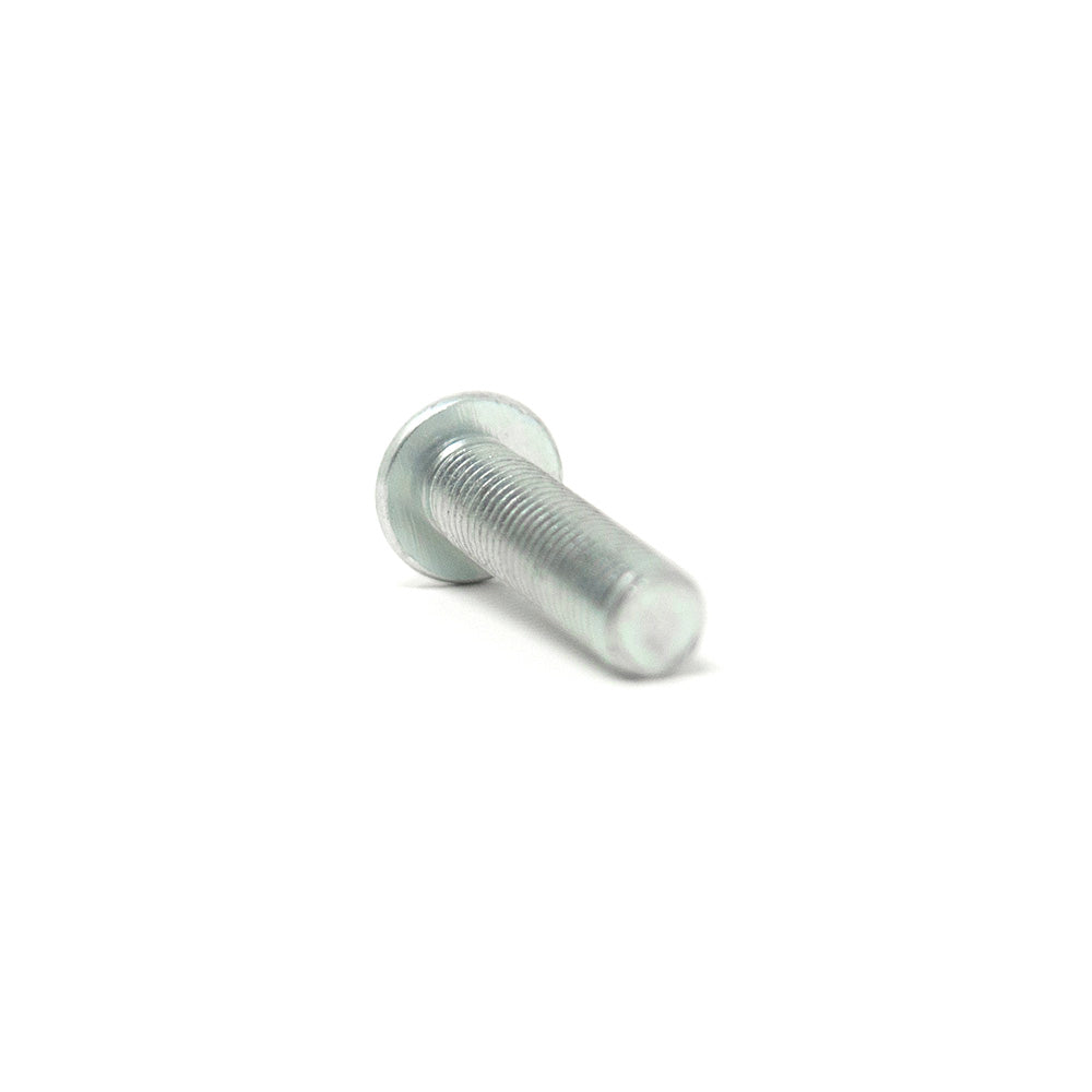 Button bolt seen from behind.
