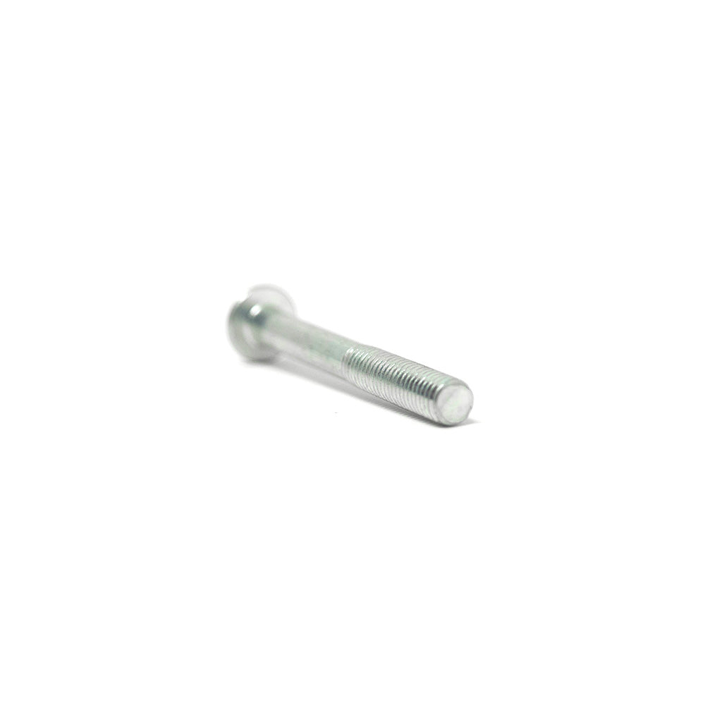 Button bolt seen from behind.
