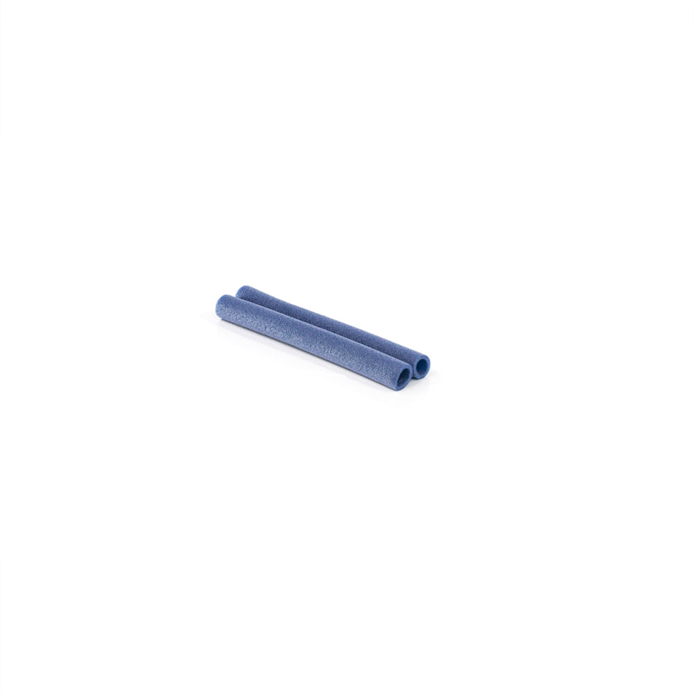 Dark blue foam designed for the middle of the enclosure pole.