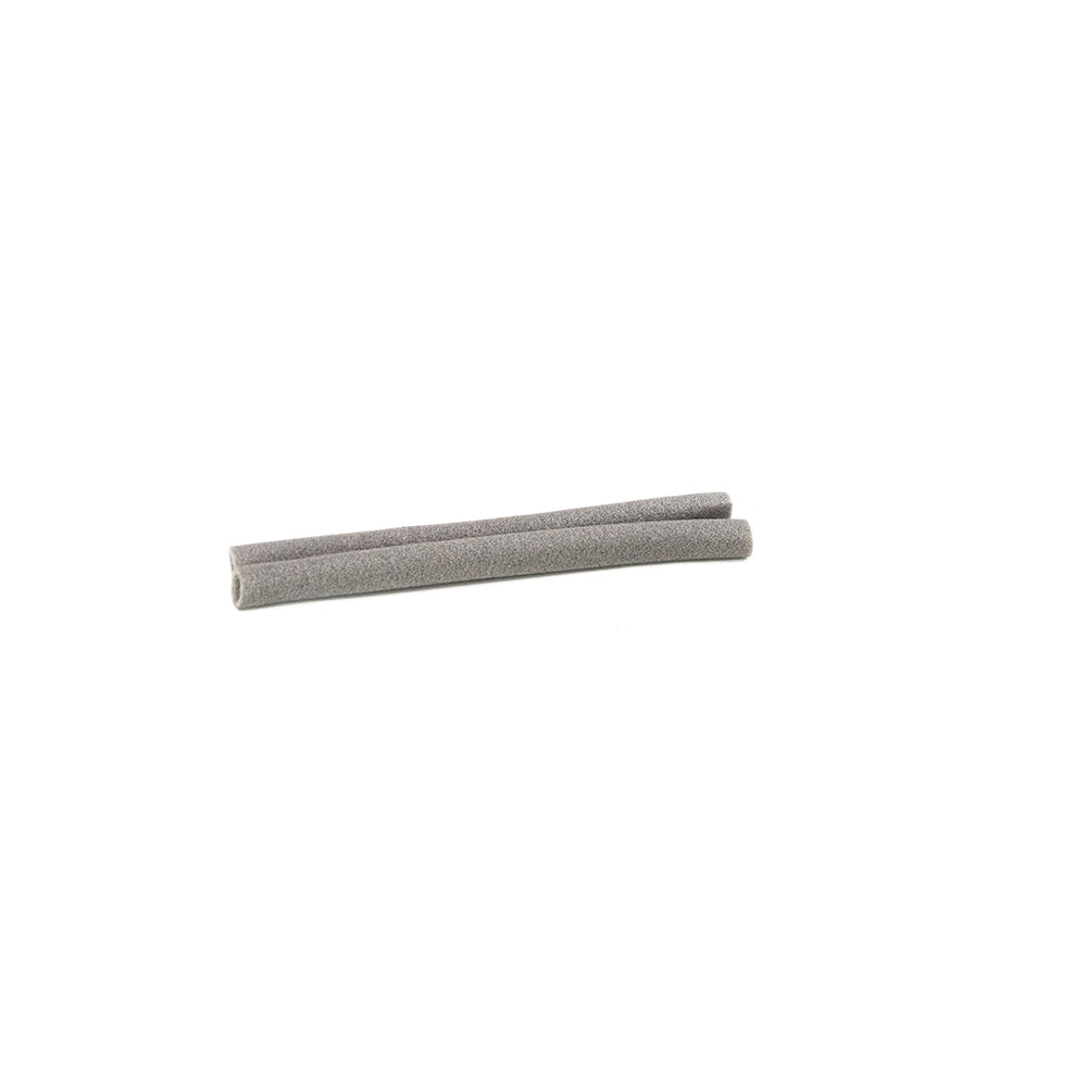 Gray foam for middle portion of curved enclosure pole.