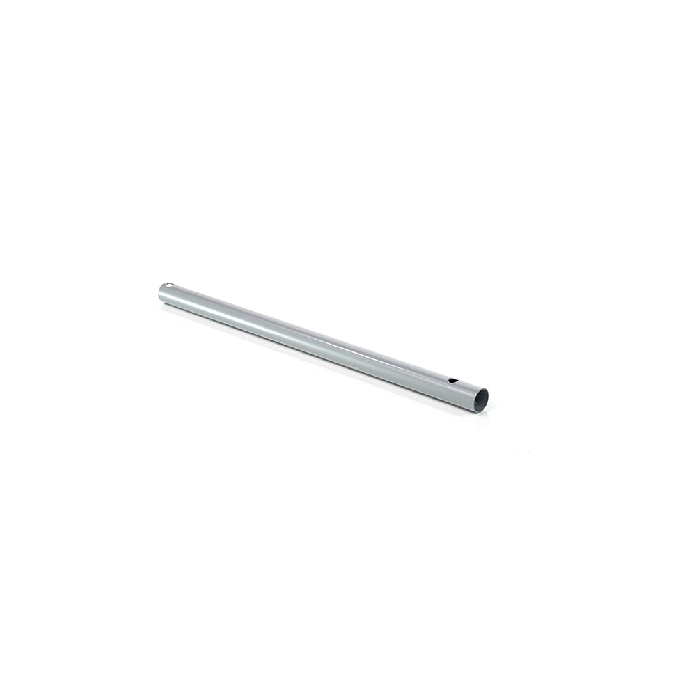Powder-coated steel bottom tube.