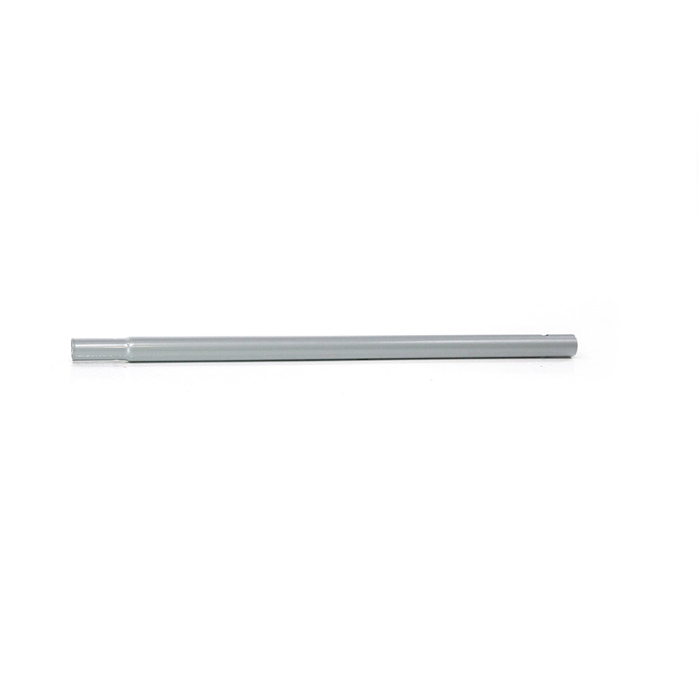 Upper vertical tube is made from powder-coated steel.