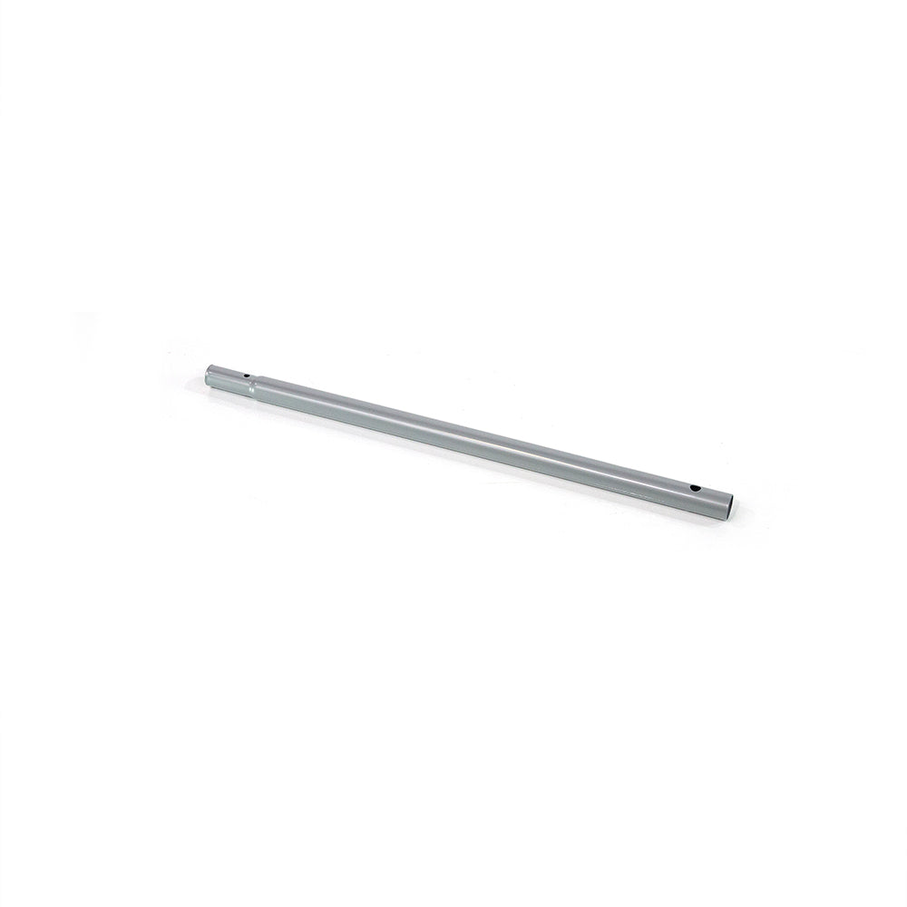 The tube forms the upper vertical part of the 6-foot L-screen frame.