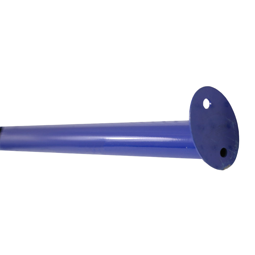 Pole has a flat bottom to balance on.