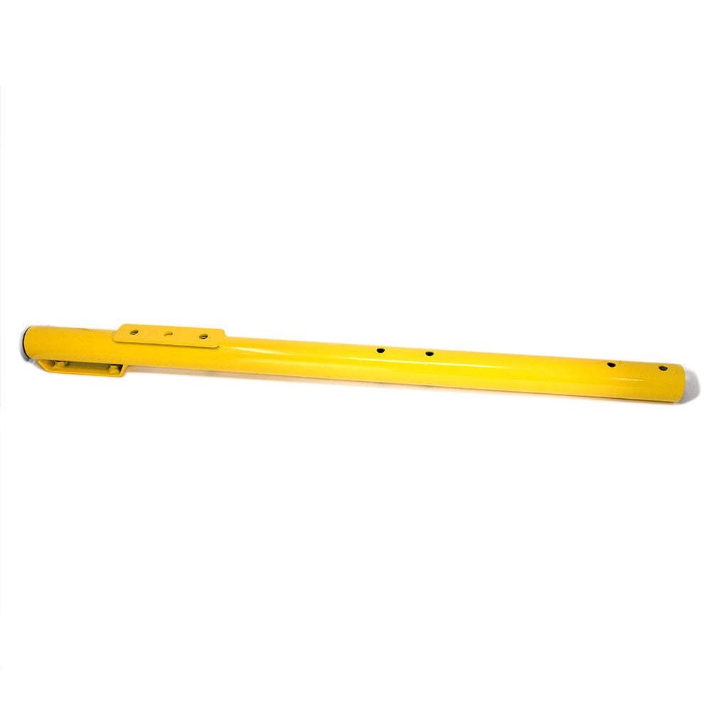 Yellow pole that connects to the seats on the Teeter Totter.