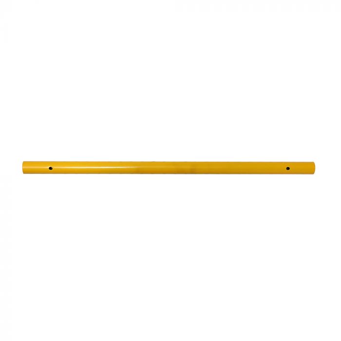 Short yellow cross bar made of steel.