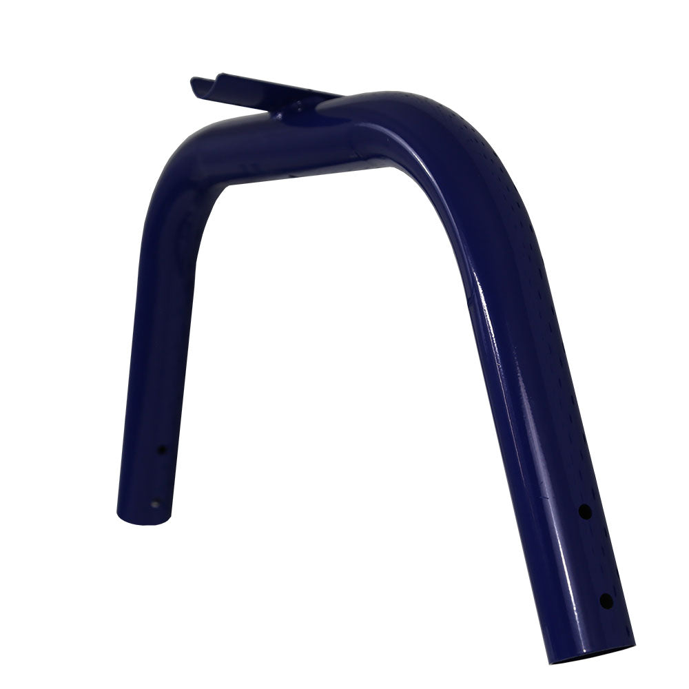 U-frame pole with a curved piece at the top.