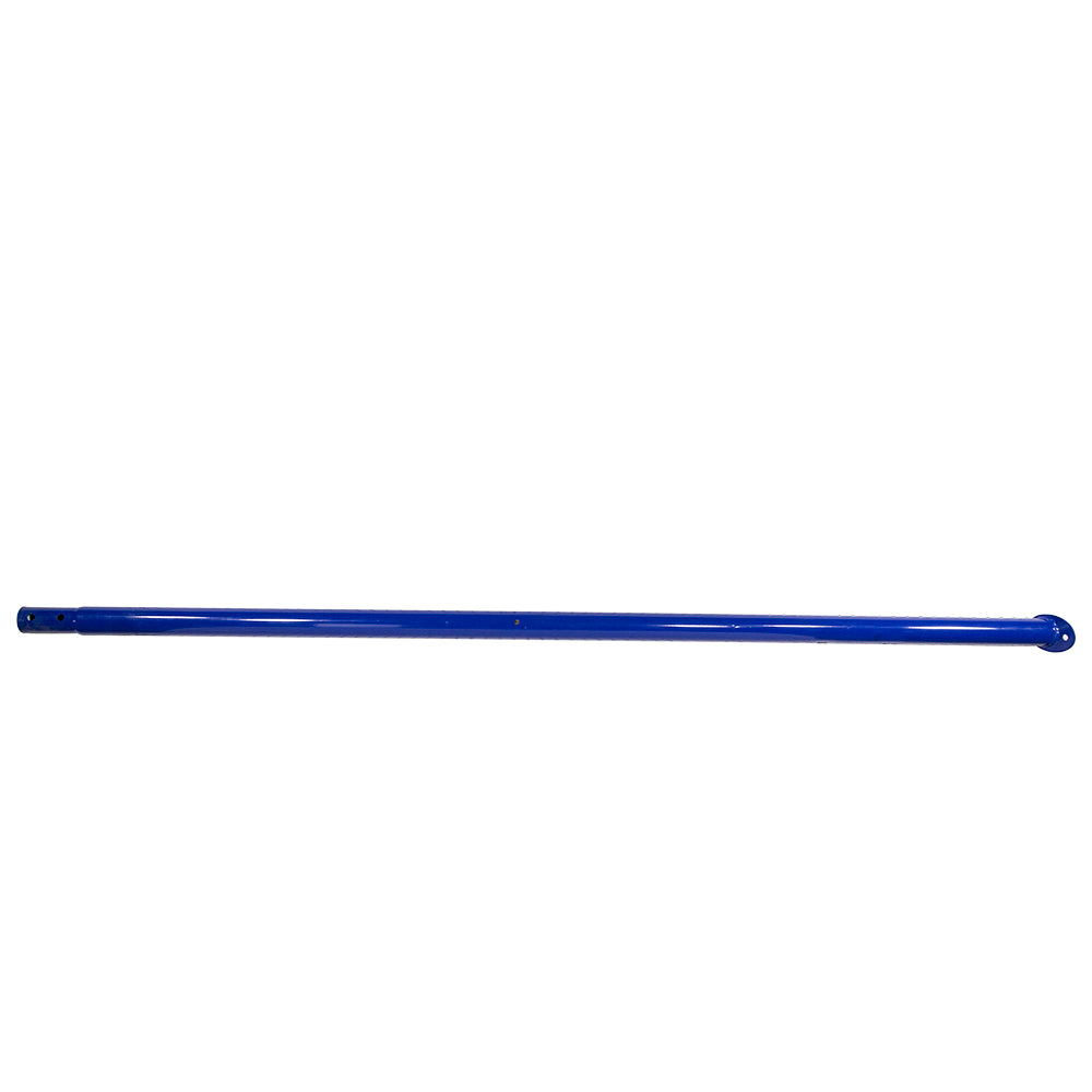 Long blue upright tube.