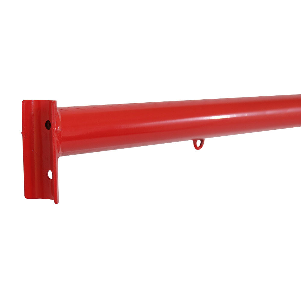 View of where the top tube is connected to another part.