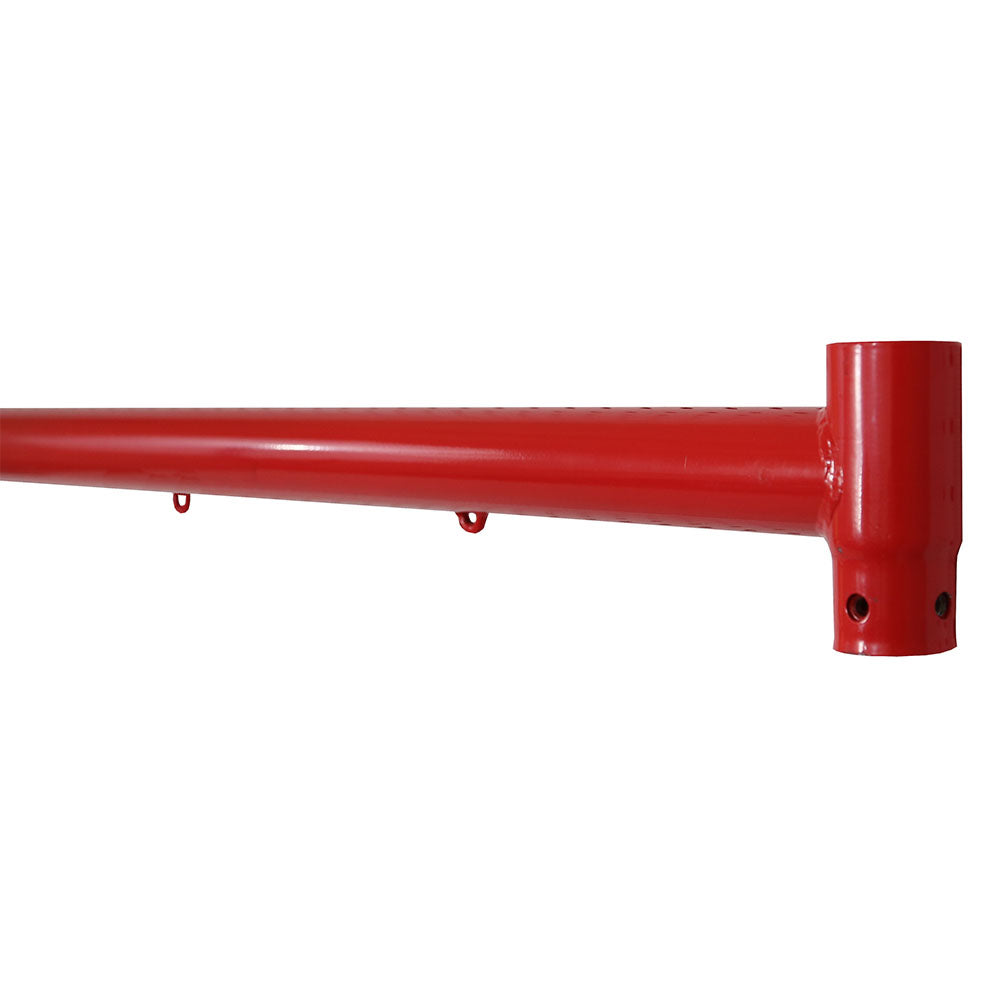 Closer view of the socket on the end of the top tube.