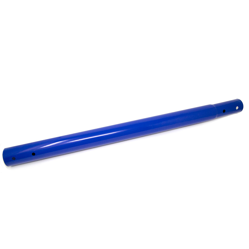 Blue connect tube is straight.