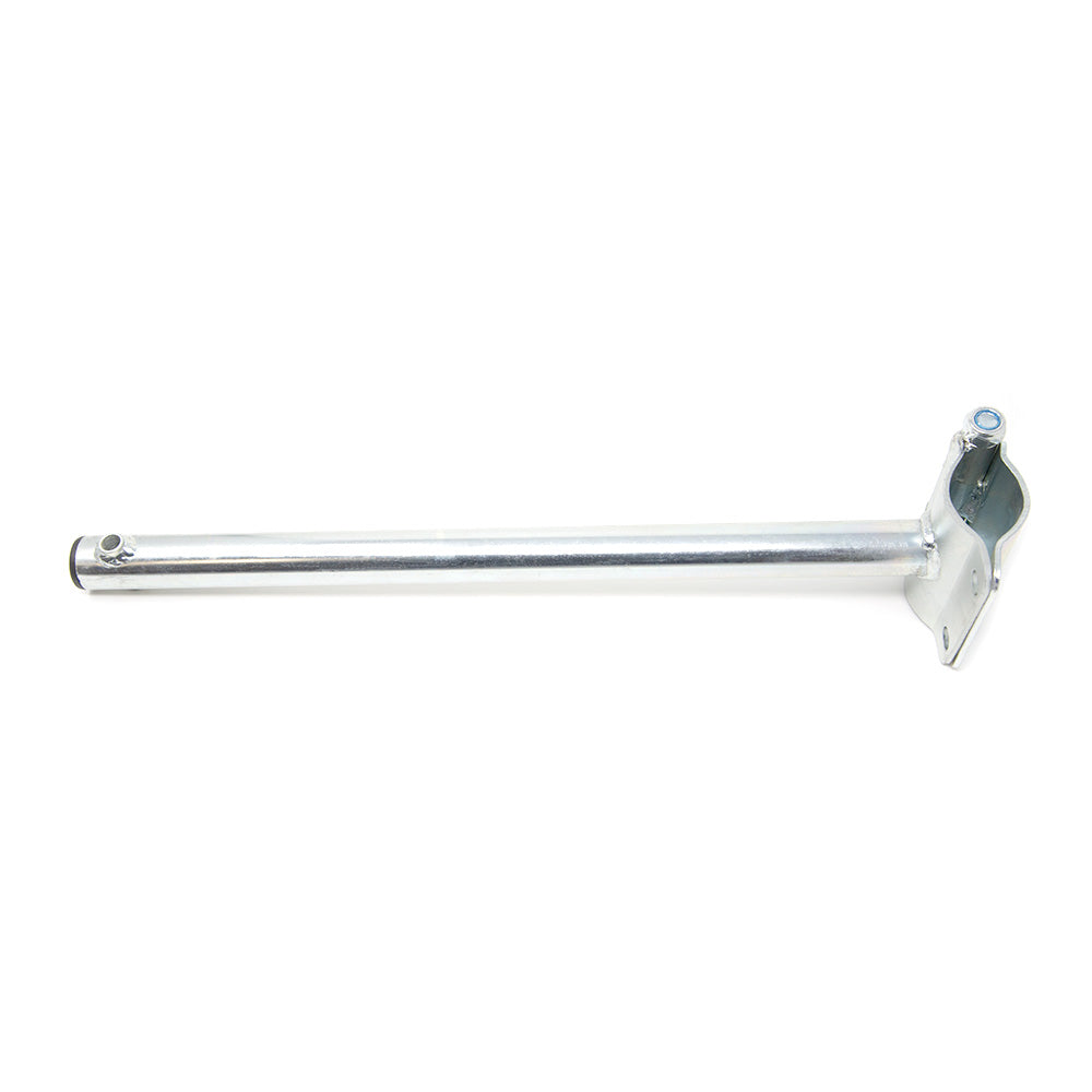 Steel tube with a connection clamp on one end.