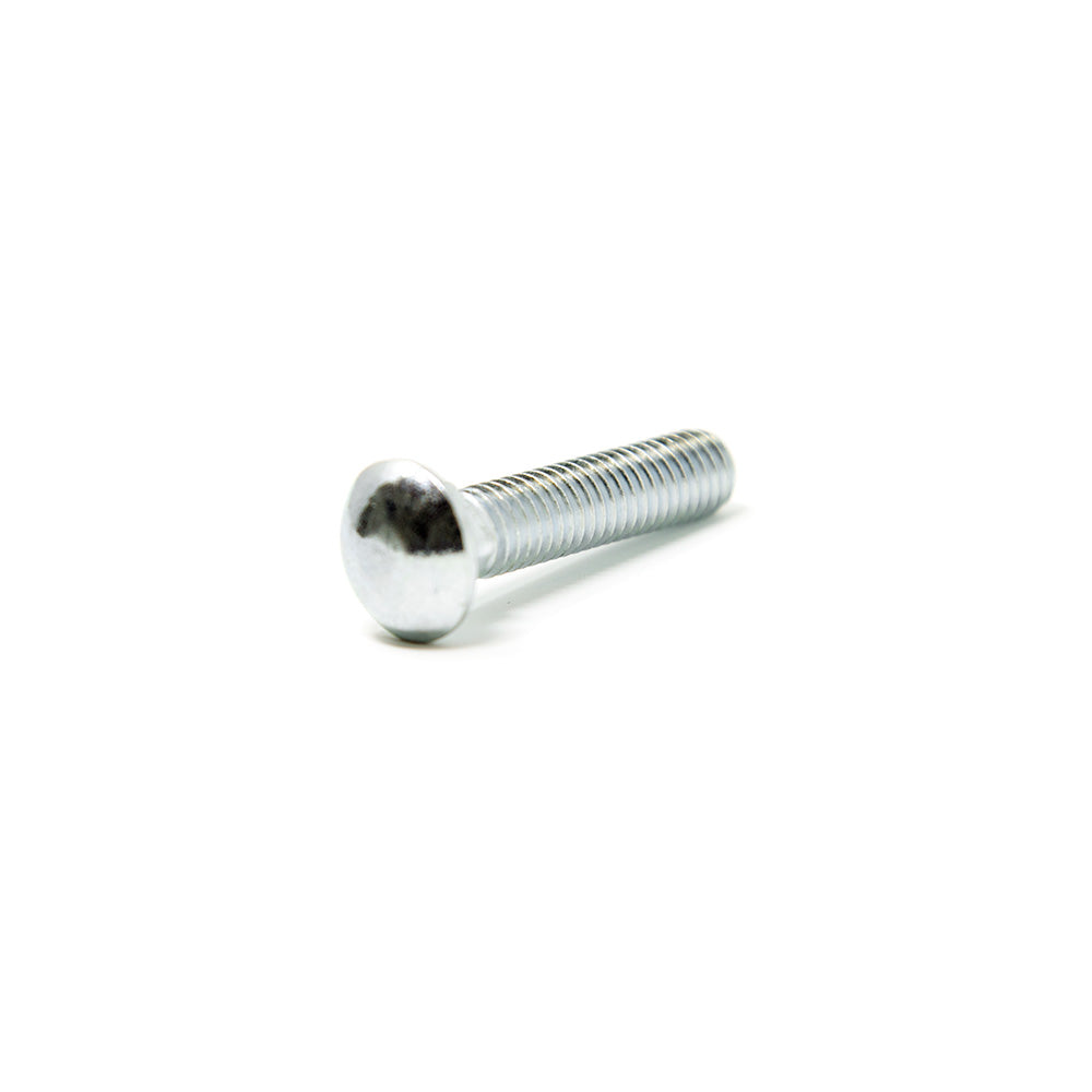 One shiny M8x35 square neck bolt.