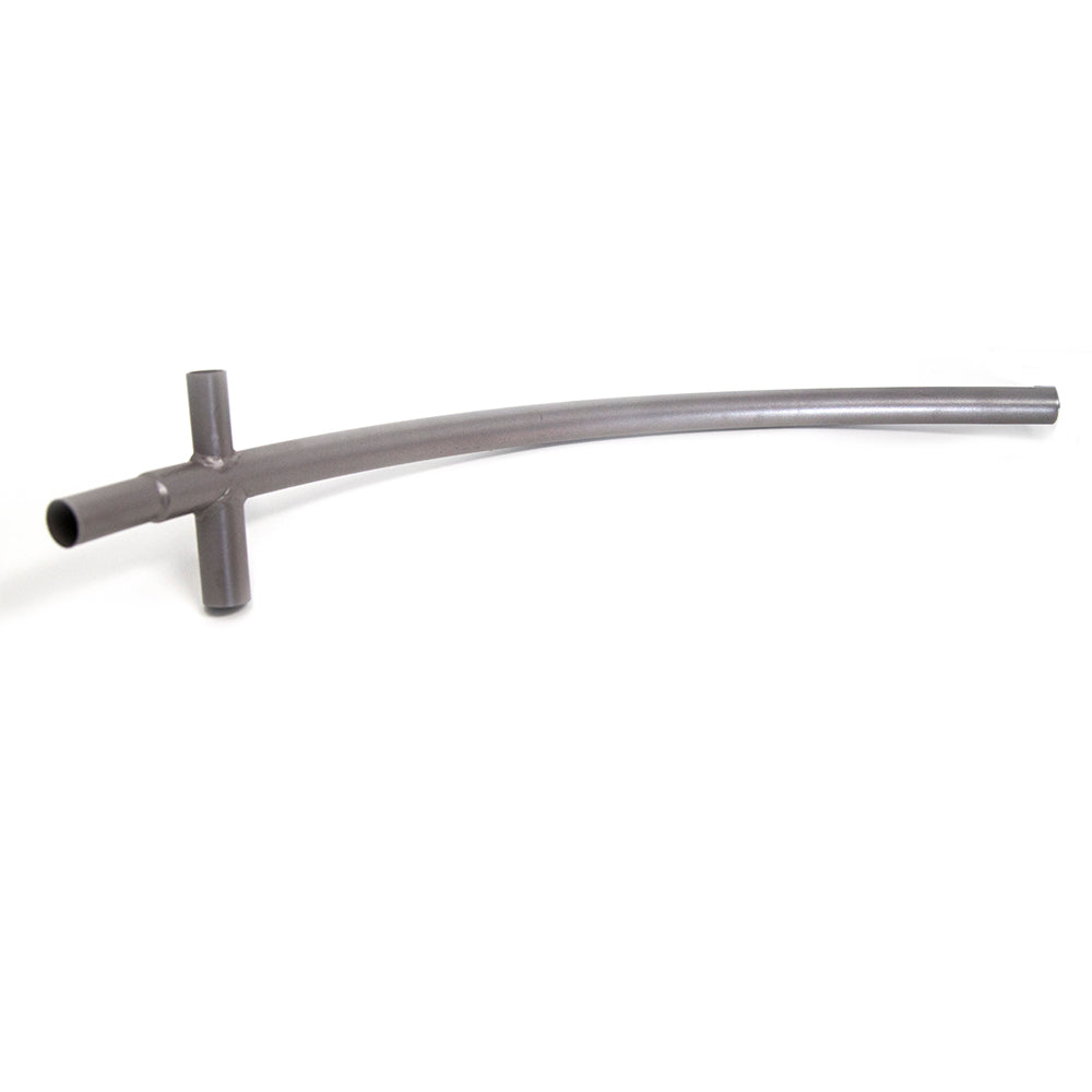 Mini trampoline top tube is made from powder-coated rust-resistant steel.