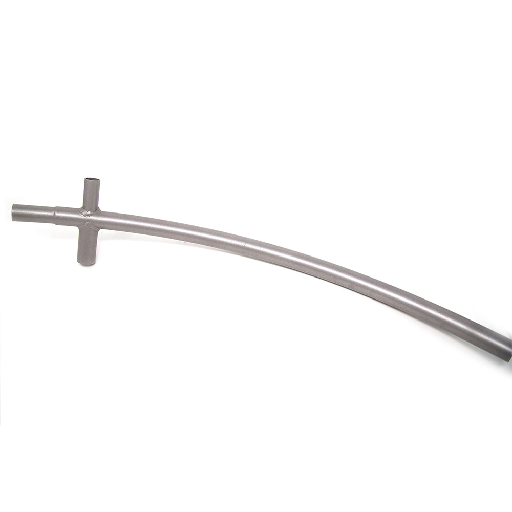 Top tube with welded socket designed for 40-inch mini trampoline.