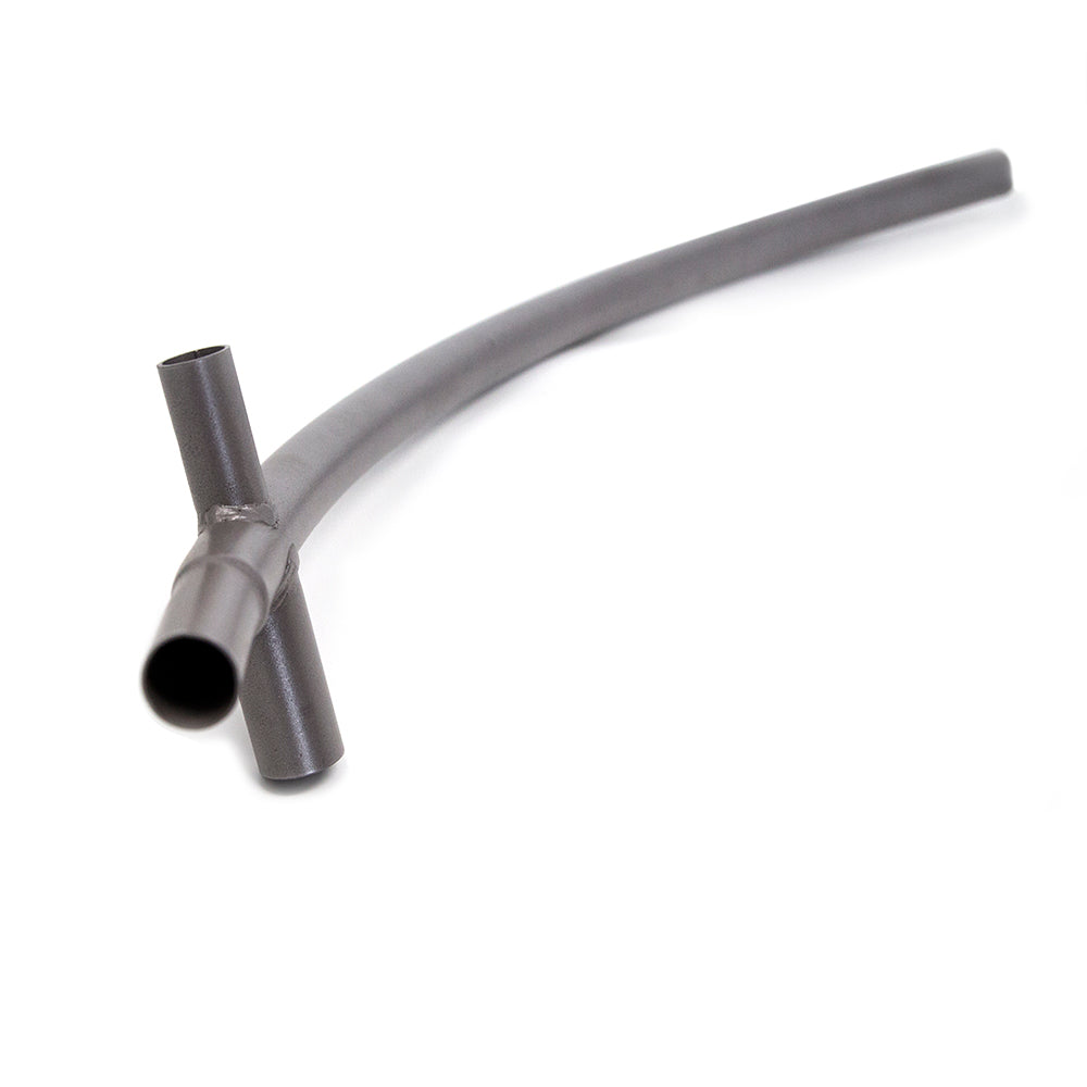 Closer view of the welded socket on the mini top tube.