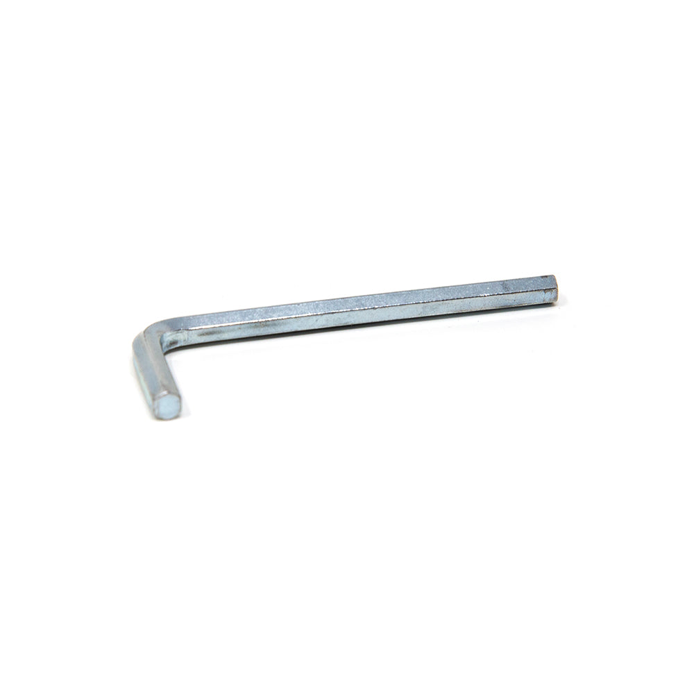 Silver-colored S6 Allen wrench.
