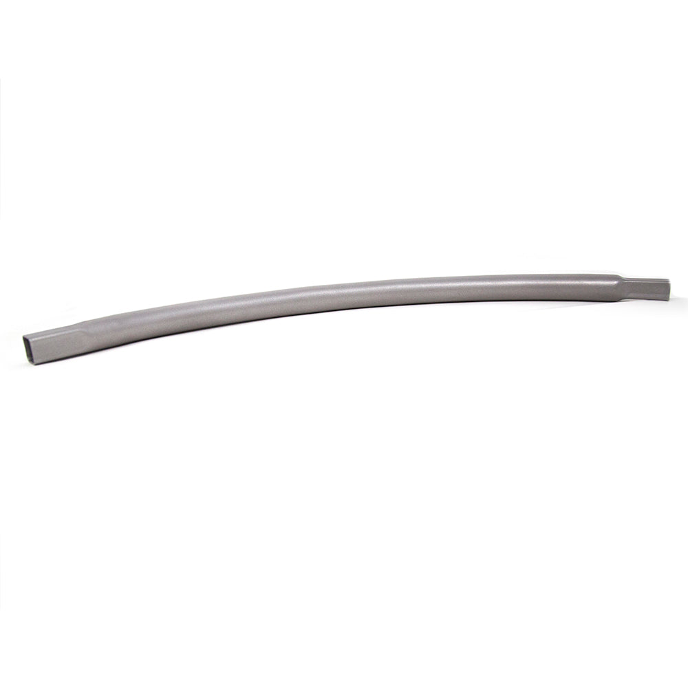 The main frame top tube has two square shaped ends.