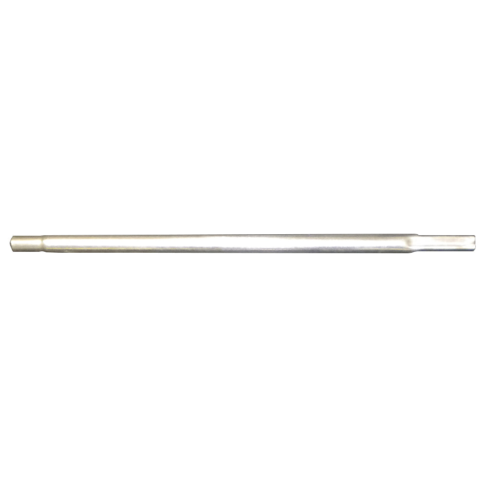 Galvanized steel lower enclosure straight tube.