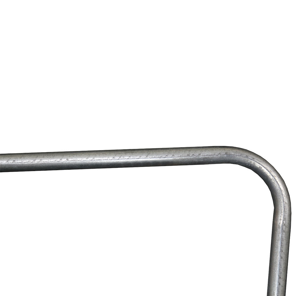 Closer view of the corner of the J-shaped Leg extension.