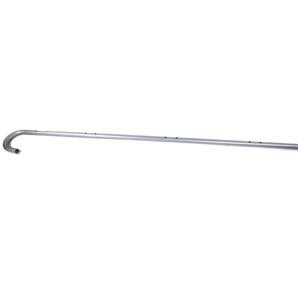 Long steel ladder frame leg.