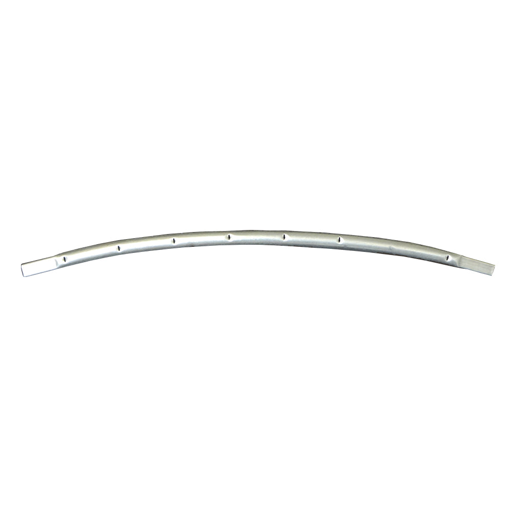 The steel main frame top tube is squared on both ends.
