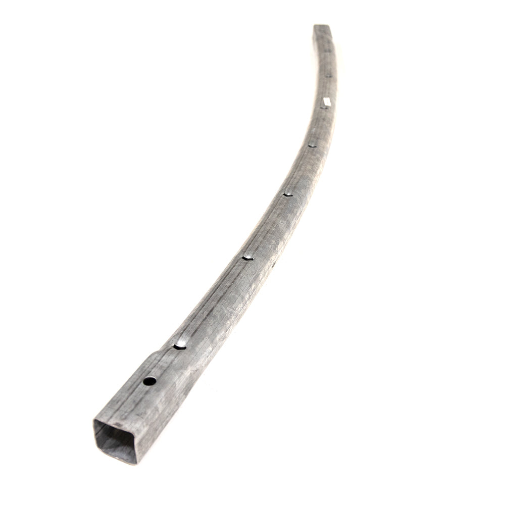 Oval top tube #1 has holes across the top of it to connect the springs.