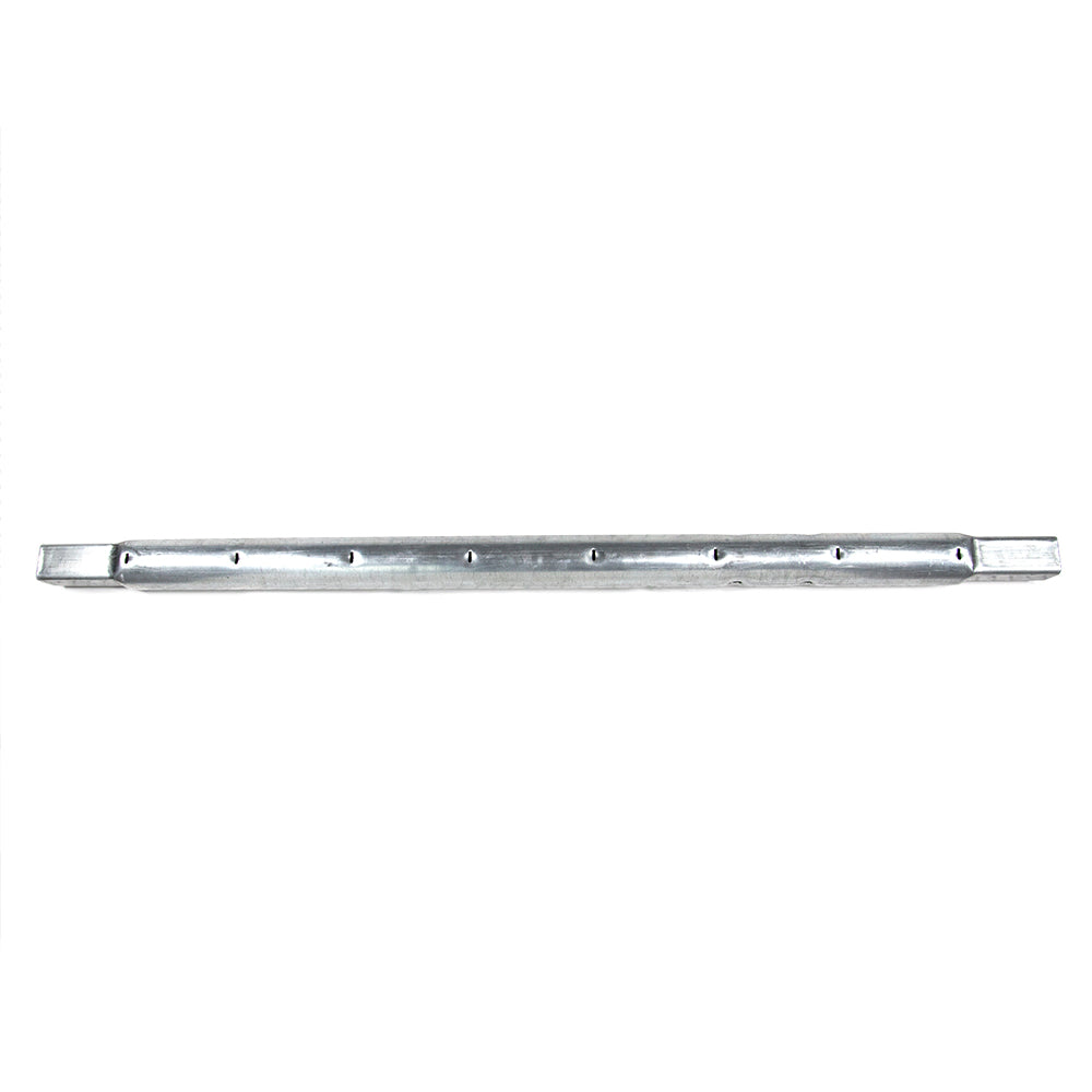 Straight main frame middle tube designed for 17 by 10 foot rectangle trampoline.