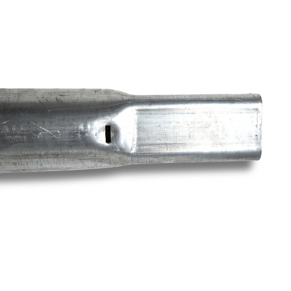 Main frame tube is squared on both ends.