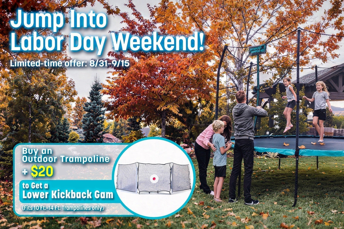 Trampolining into Autumn: 5 Fun Fall Backyard Activities for Kids & Families