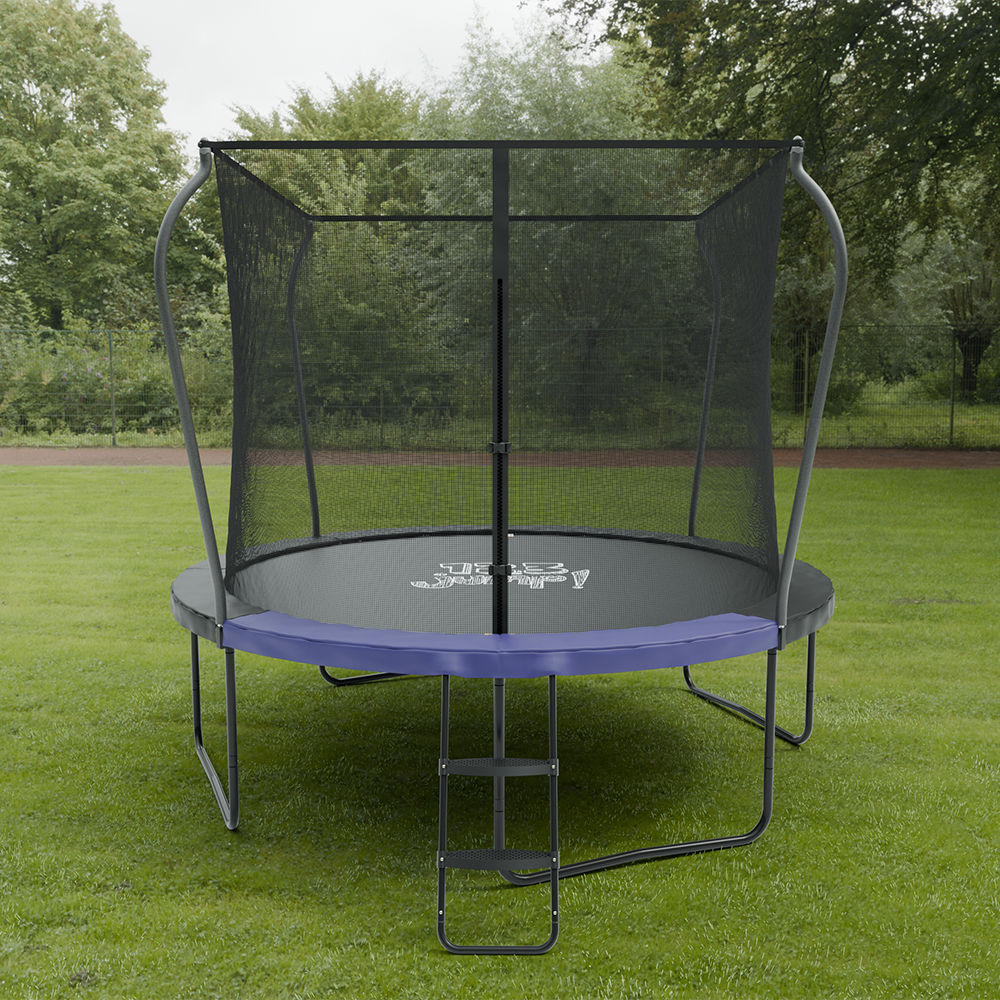123Jump Round Trampoline with Ladder