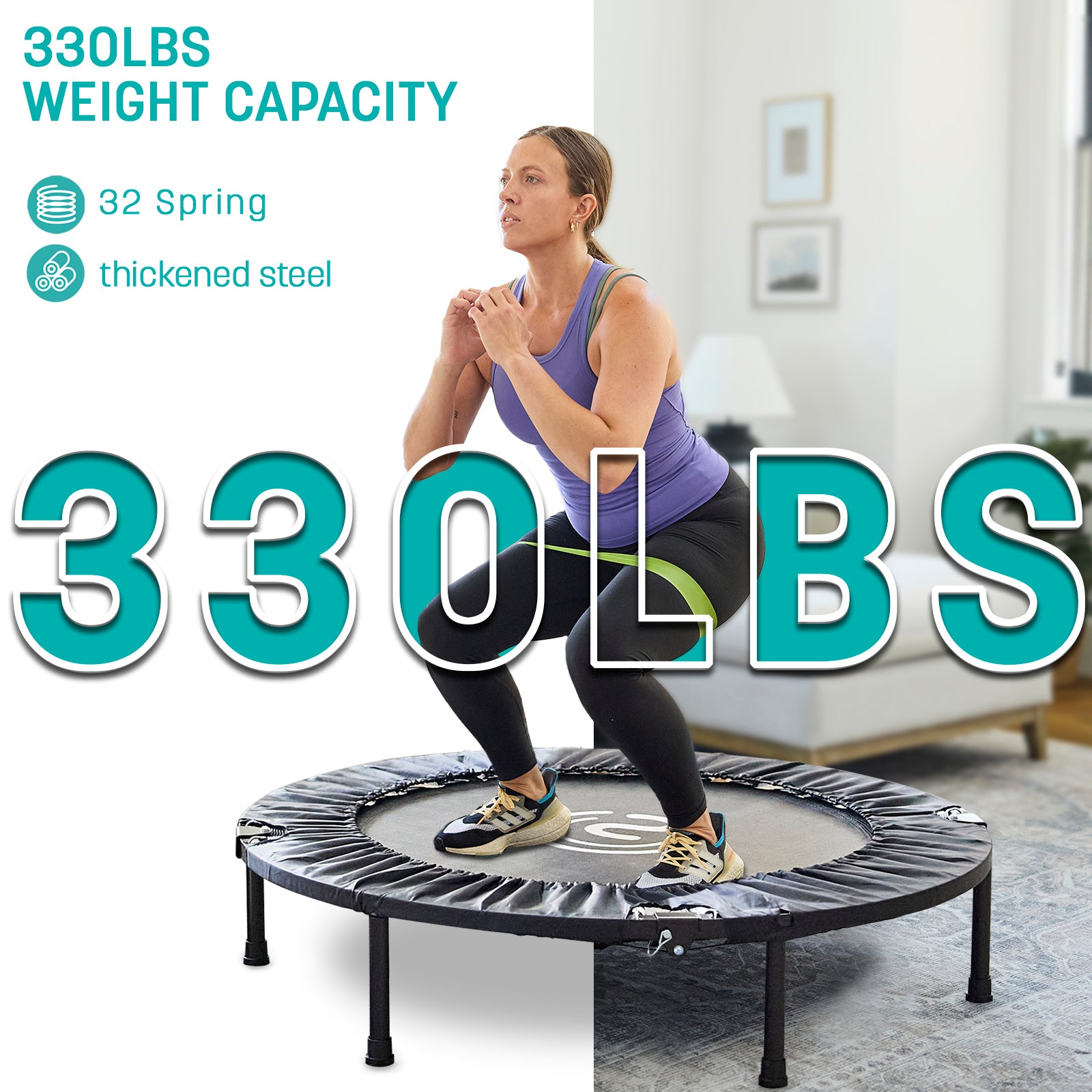 Skywalker Trampolines 40" Fitness Trampoline - Sturdy and Foldable