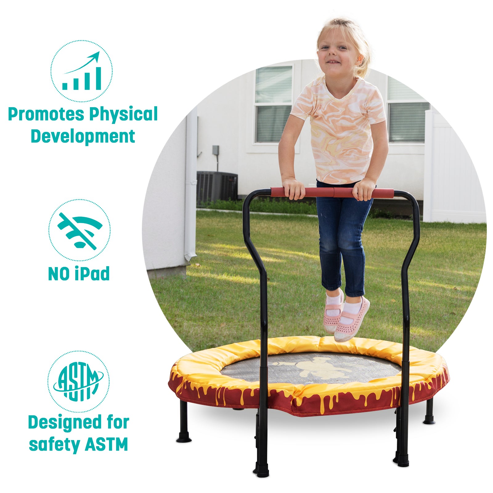 Skywalker Trampolines 36" Winnie the Pooh Mini Toddler Trampoline