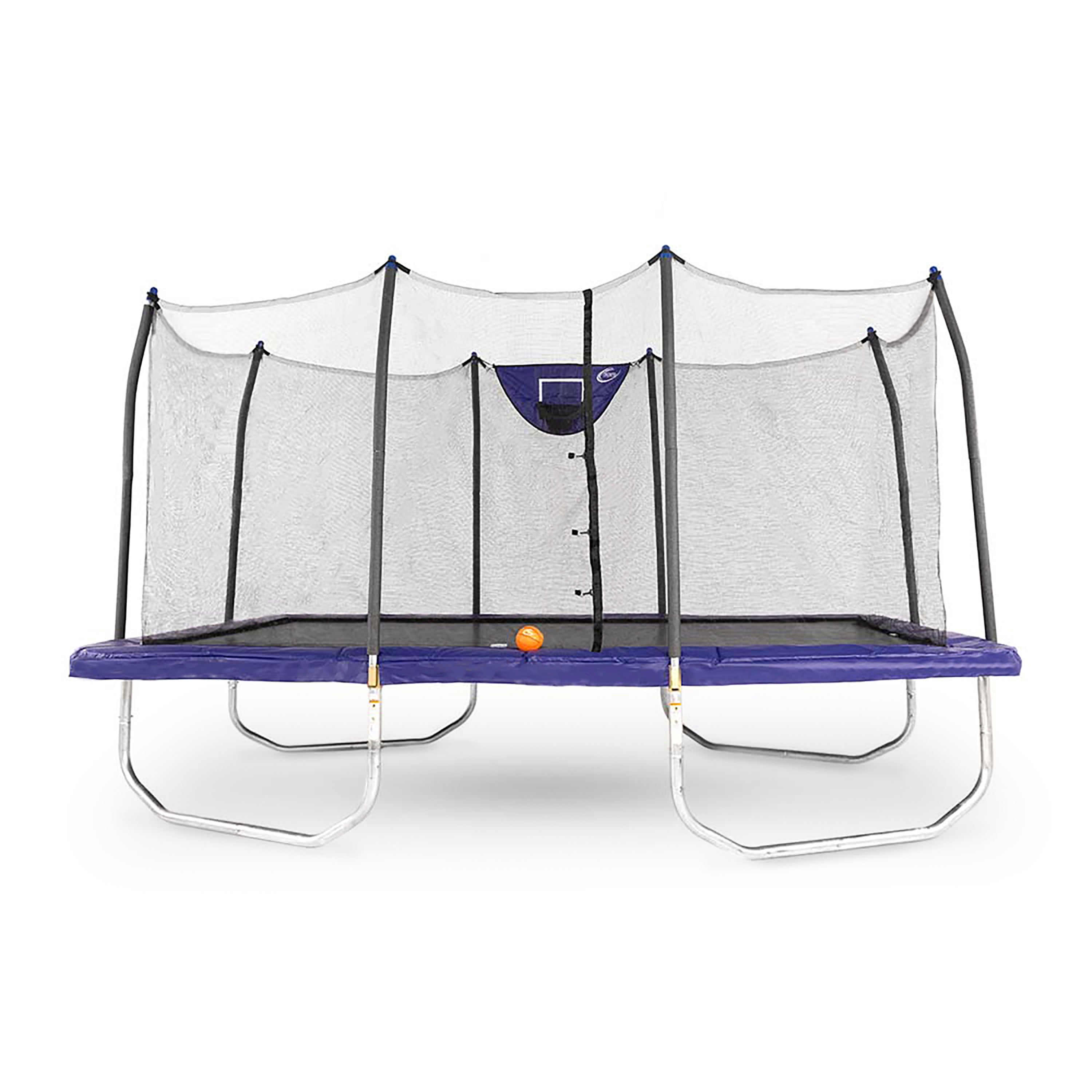 15' x 9' Rectangle Trampoline - Blue
