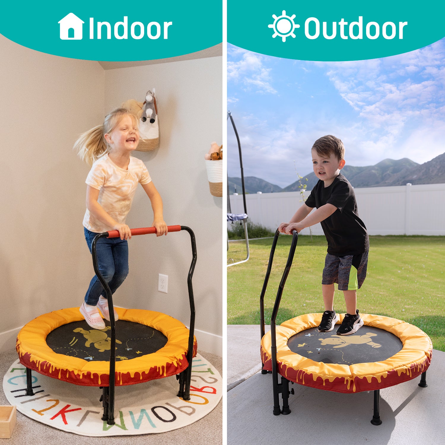 Skywalker Trampolines 36" Winnie the Pooh Mini Toddler Trampoline
