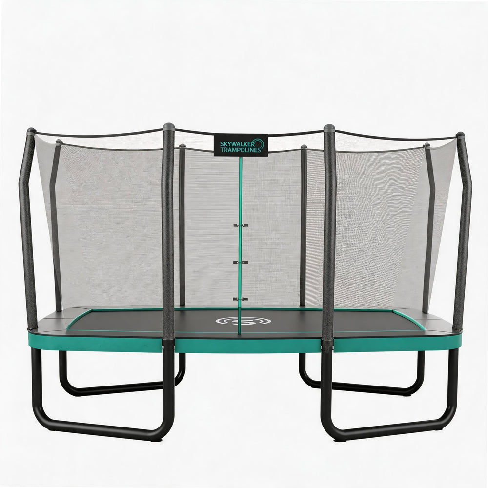 Signature Series 14'x8' Rectangle Outdoor Trampoline with Enclosure