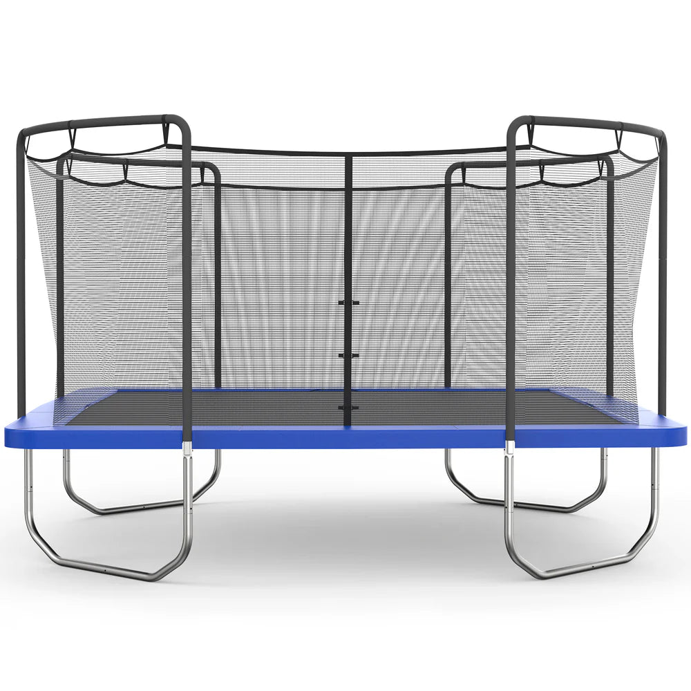 15' Square Trampoline - Blue