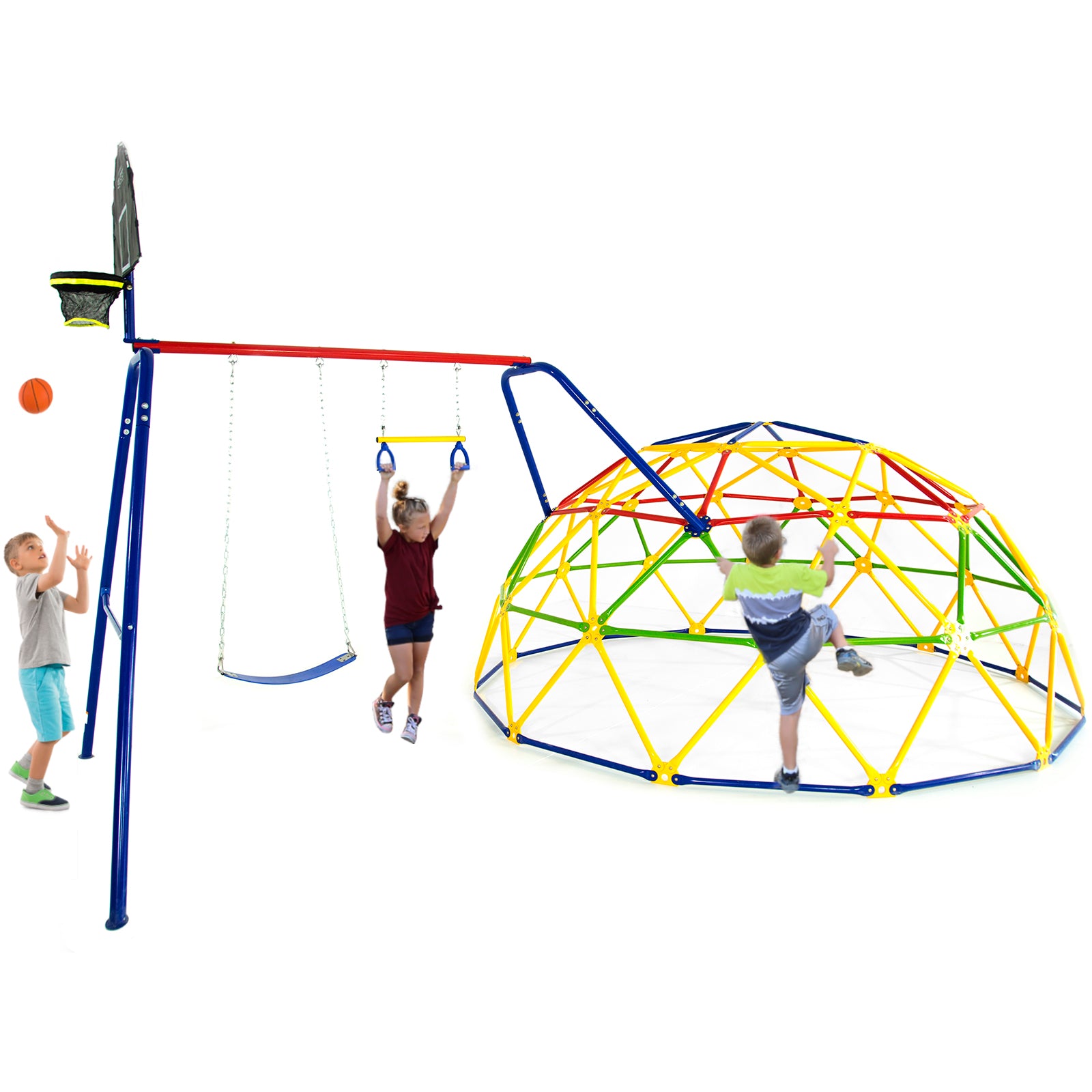 ActivPlay Geo Dome Climber with Swing Set