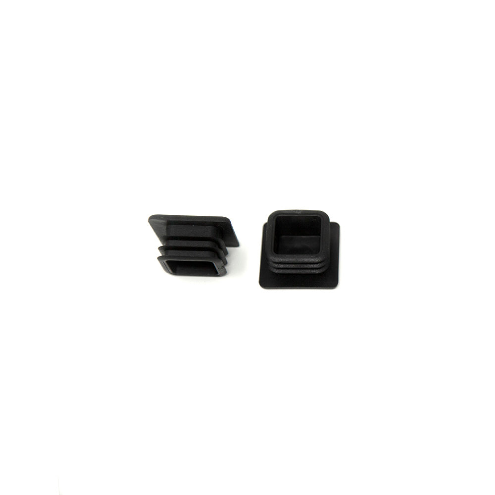 Black Rubber End Cap - Qty 2