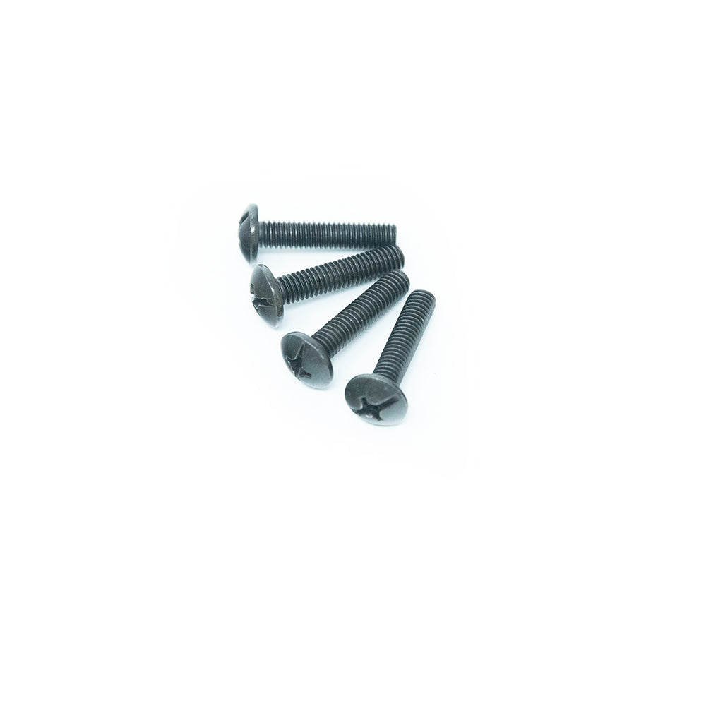 Four black M6x30mm bolts.